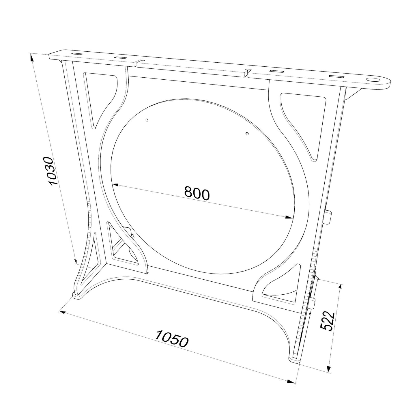 PORTABLE Stand for 32 inch gong